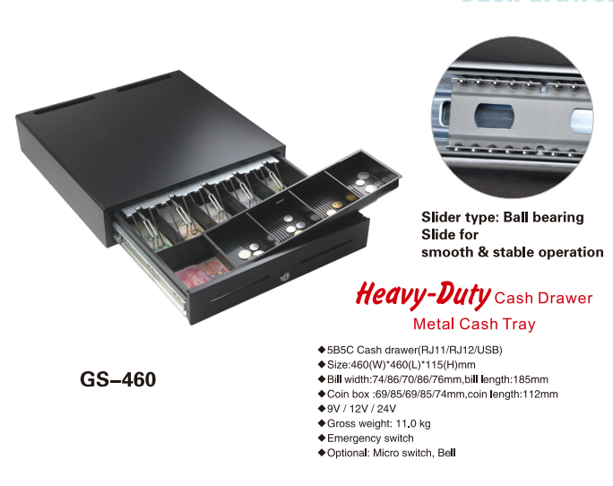 GS-460 cash drawer