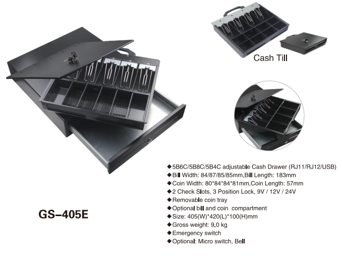 GS-405E cash drawer