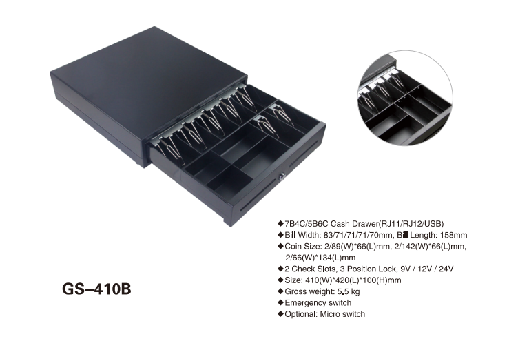 GS-410b cash drawer