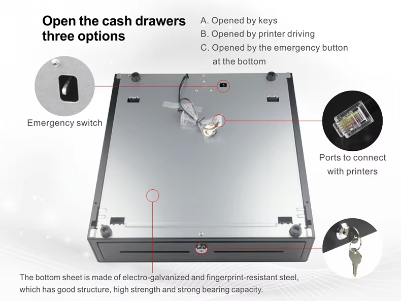open cash drawer