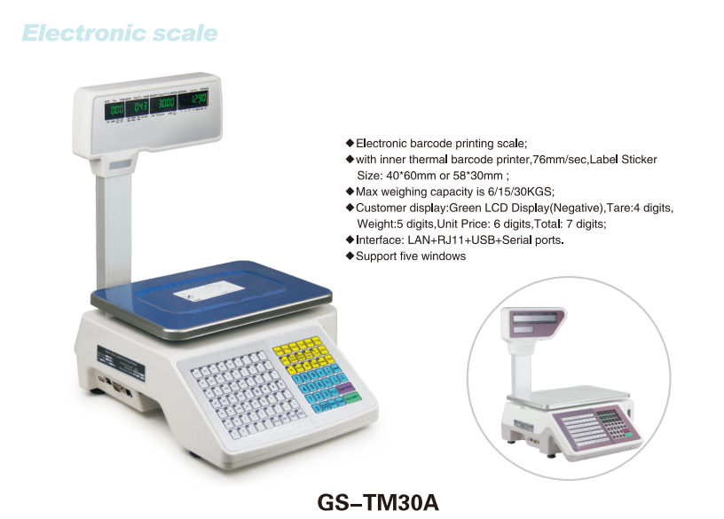 GS-TM30A Electronic scale