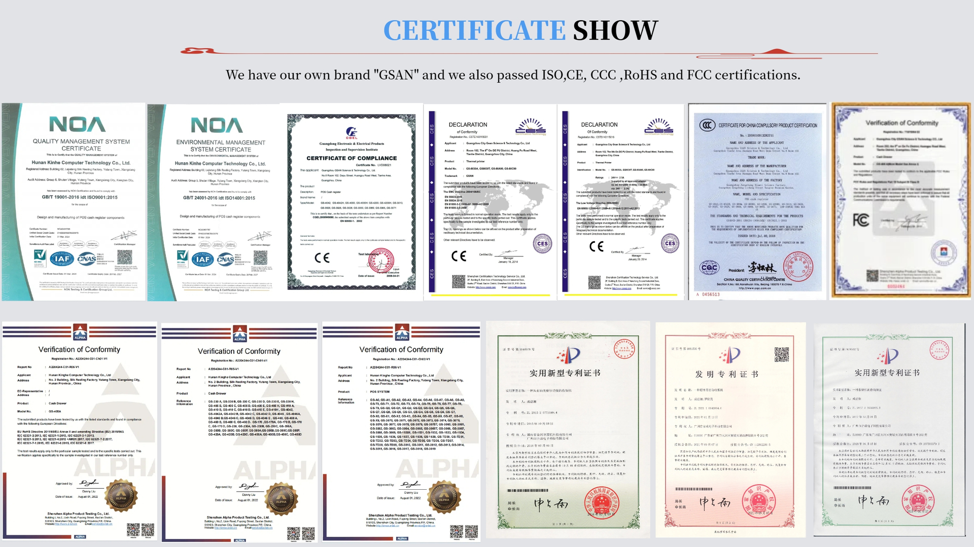 GSAN Certificate