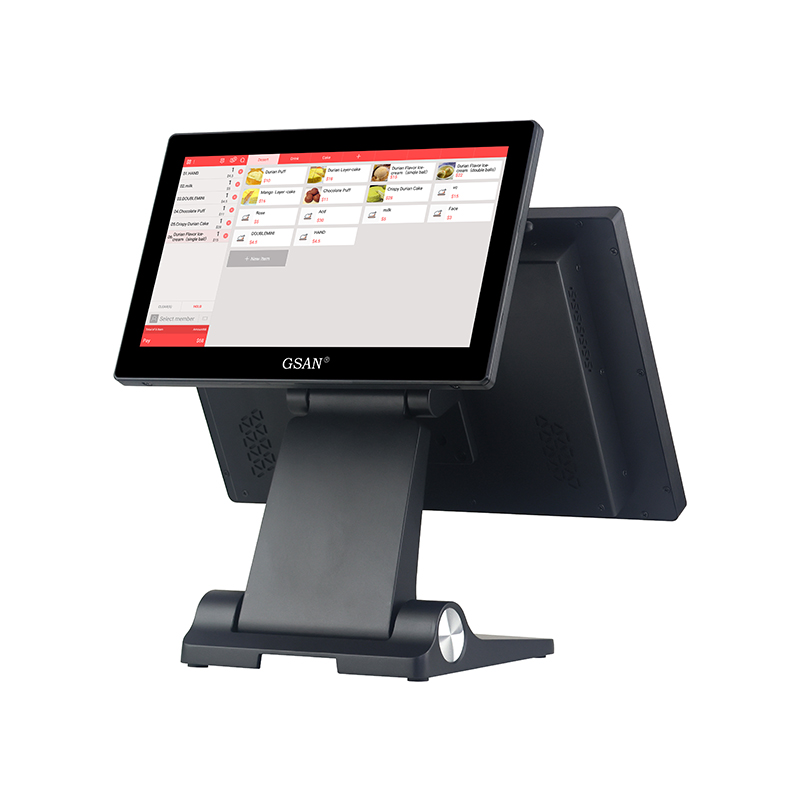 GS-A0 Wholesale Dual Screen 15.6inch Touch POS System Cashier Machine for Restaurant