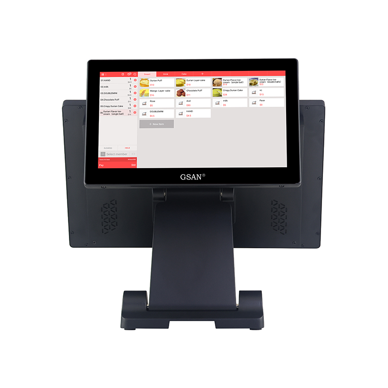GS-A0 Wholesale Dual Screen 15.6inch Touch POS System Cashier Machine for Restaurant